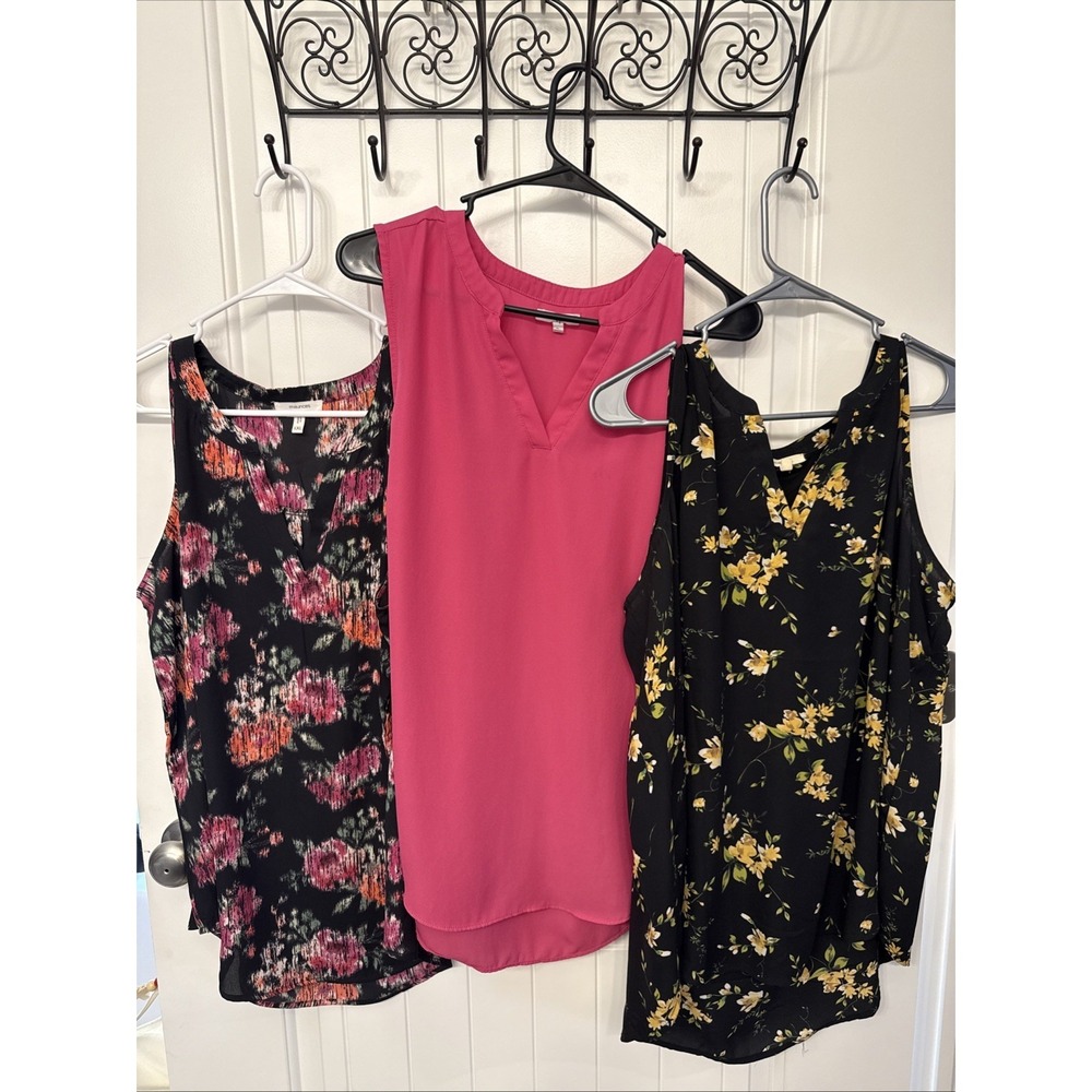 Lot Of 3 Sleeveless Maurice's Dress Shirts